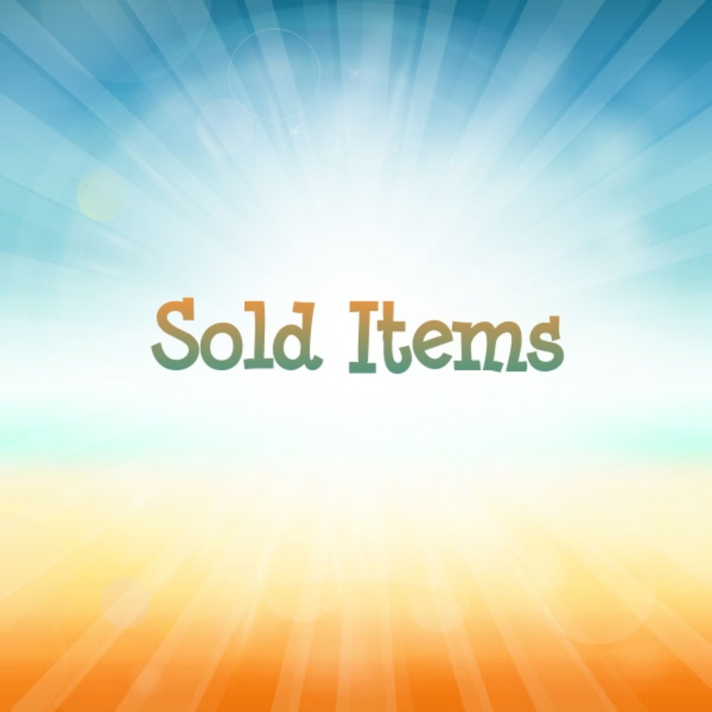 Sold items